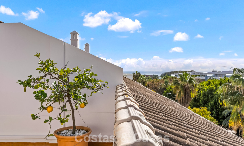 Very spacious duplex penthouse for sale just steps away from all amenities in the centre of San Pedro, Marbella 792727