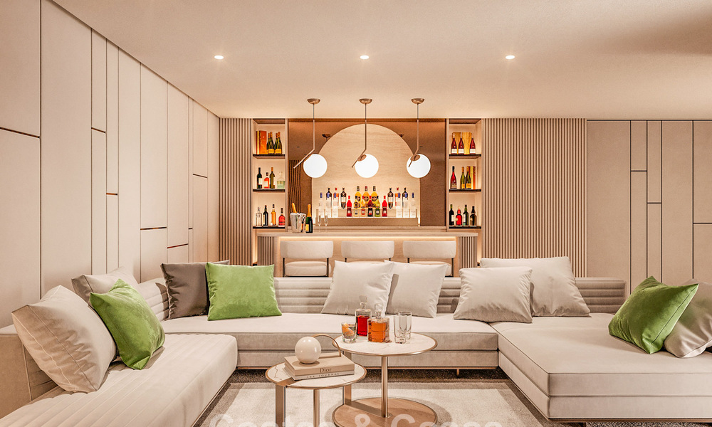 5 modernist terraced villas for sale with panoramic sea views in La Quinta, Benahavís - Marbella 795594