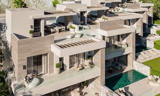 5 modernist terraced villas for sale with panoramic sea views in La Quinta, Benahavís - Marbella 795597 