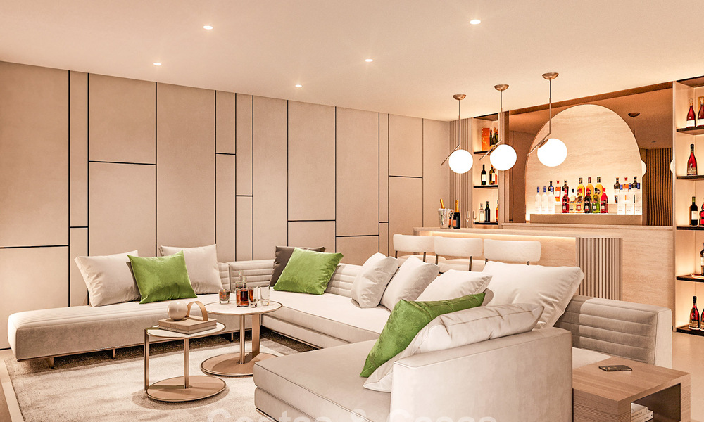 5 modernist terraced villas for sale with panoramic sea views in La Quinta, Benahavís - Marbella 795599