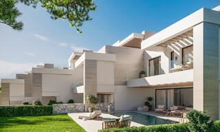 5 modernist terraced villas for sale with panoramic sea views in La Quinta, Benahavís - Marbella 795600 