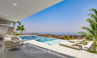 Off-plan new-build villa with sophisticated architecture and panoramic sea views for sale in Marbella - Benahavís 792682 