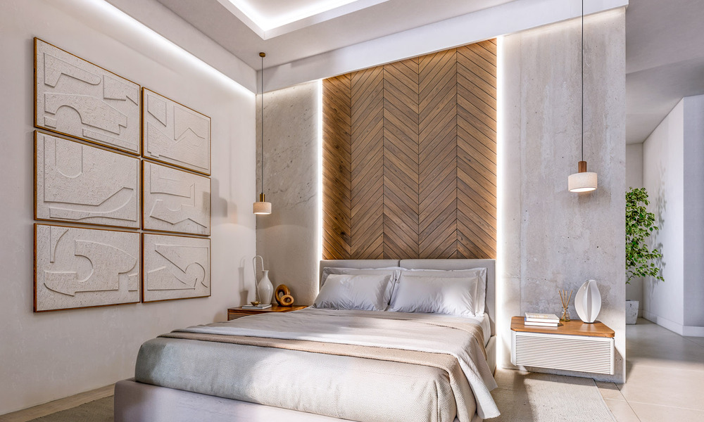 Off-plan new-build villa with sophisticated architecture and panoramic sea views for sale in Marbella - Benahavís 792683