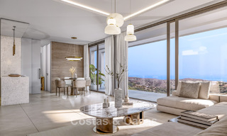 Off-plan new-build villa with sophisticated architecture and panoramic sea views for sale in Marbella - Benahavís 792684 
