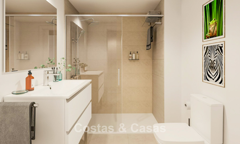 New, Contemporary Apartments with Panoramic Sea Views for Sale in Mijas Costa, Mijas 792734