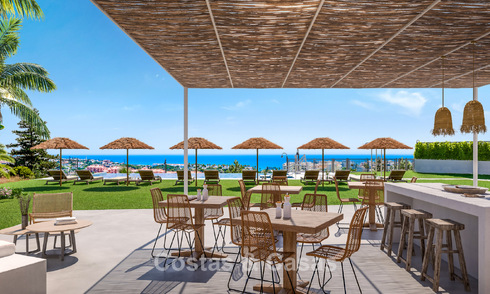 New, Contemporary Apartments with Panoramic Sea Views for Sale in Mijas Costa, Mijas 792737
