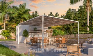 New, Contemporary Apartments with Panoramic Sea Views for Sale in Mijas Costa, Mijas 792738 