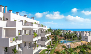 New, Contemporary Apartments with Panoramic Sea Views for Sale in Mijas Costa, Mijas 792743 