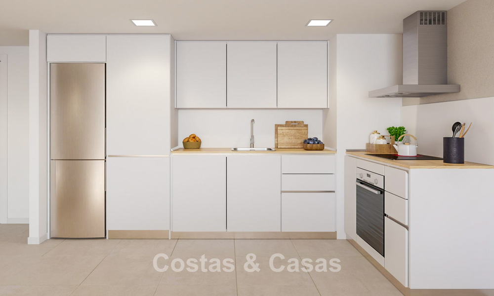 New, Contemporary Apartments with Panoramic Sea Views for Sale in Mijas Costa, Mijas 792744