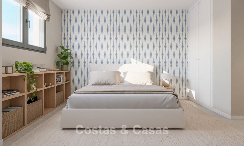 New, Contemporary Apartments with Panoramic Sea Views for Sale in Mijas Costa, Mijas 792745