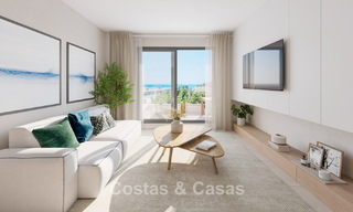 New, Contemporary Apartments with Panoramic Sea Views for Sale in Mijas Costa, Mijas 792747 
