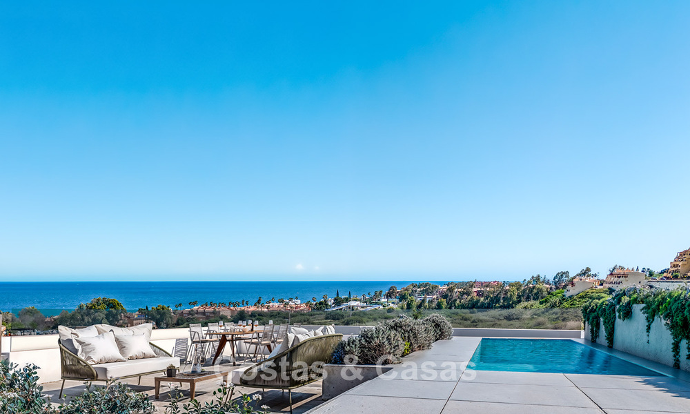 Modern new-build apartments with panoramic sea views for sale in Manilva, Costa del Sol 792928