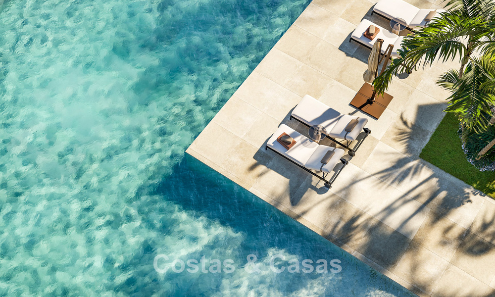 Innovative apartments with panoramic sea views for sale in a golf resort in Mijas Costa, Costa del Sol 792973