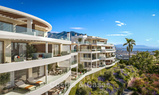 Innovative apartments with panoramic sea views for sale in a golf resort in Mijas Costa, Costa del Sol 792974 