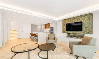 Spacious, contemporary renovated townhouse for sale in a frontline beach complex between Marbella and Estepona 793062 