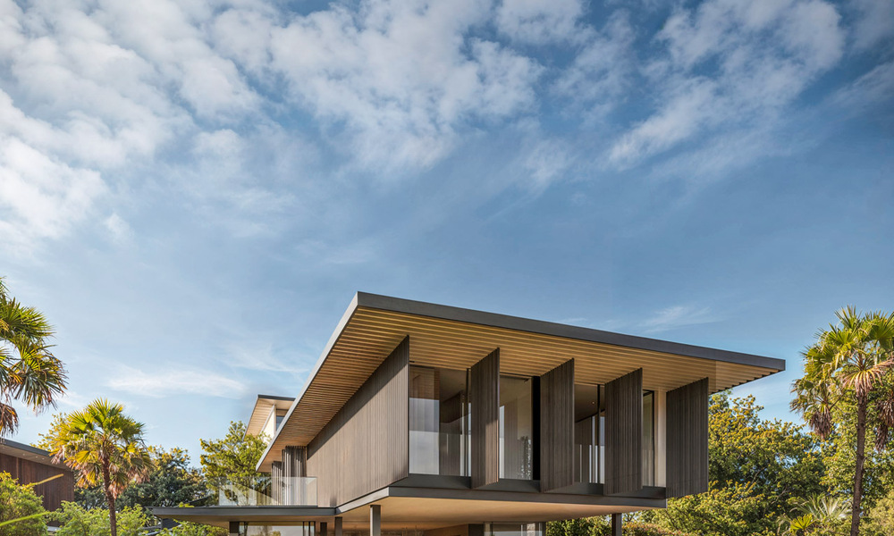 Exclusive contemporary architectural villa for sale in a prestigious area of Nueva Andalucía, Marbella 793030