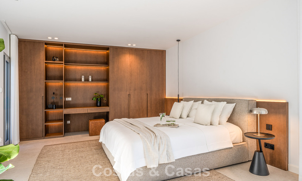 Modern semi-detached villa for sale with sublime sea views in a gated community in Sierra Blanca, Marbella’s Golden Mile 793032