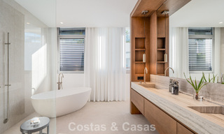 Modern semi-detached villa for sale with sublime sea views in a gated community in Sierra Blanca, Marbella’s Golden Mile 793033 