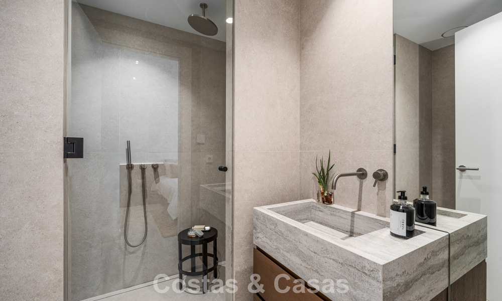 Modern semi-detached villa for sale with sublime sea views in a gated community in Sierra Blanca, Marbella’s Golden Mile 793037