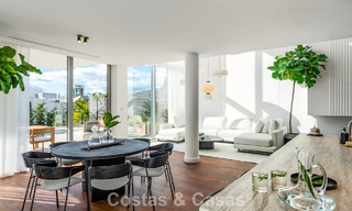 Modern semi-detached villa for sale with sublime sea views in a gated community in Sierra Blanca, Marbella’s Golden Mile 793043 