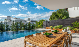 Modern semi-detached villa for sale with sublime sea views in a gated community in Sierra Blanca, Marbella’s Golden Mile 793044 