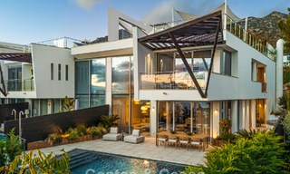 Modern semi-detached villa for sale with sublime sea views in a gated community in Sierra Blanca, Marbella’s Golden Mile 793052 