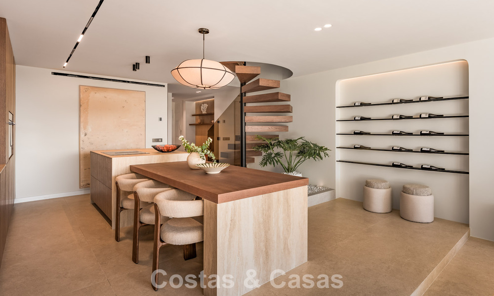 Exclusive townhouse with panoramic views for sale in Aloha golf, Nueva Andalucía, Marbella 793275