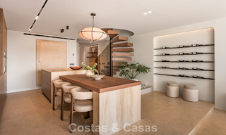 Exclusive townhouse with panoramic views for sale in Aloha golf, Nueva Andalucía, Marbella 793275 