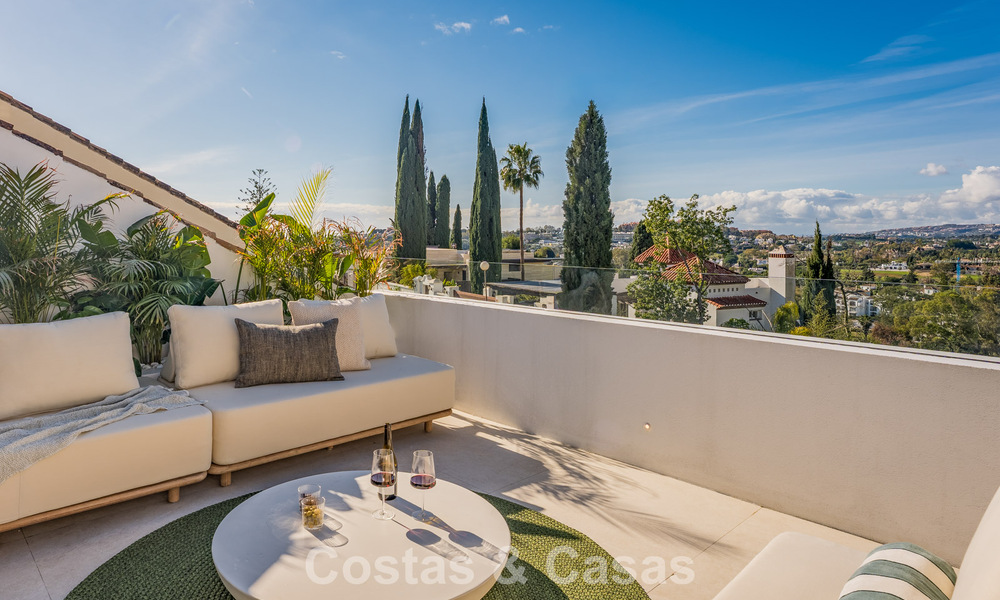 Exclusive townhouse with panoramic views for sale in Aloha golf, Nueva Andalucía, Marbella 793278