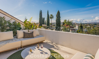 Exclusive townhouse with panoramic views for sale in Aloha golf, Nueva Andalucía, Marbella 793278 