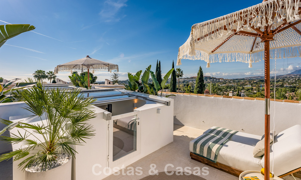 Exclusive townhouse with panoramic views for sale in Aloha golf, Nueva Andalucía, Marbella 793285