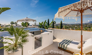 Exclusive townhouse with panoramic views for sale in Aloha golf, Nueva Andalucía, Marbella 793285 