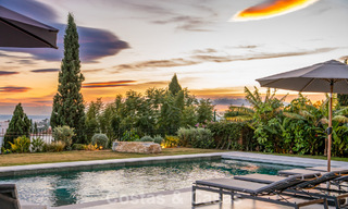 Move-in ready, contemporary Mediterranean villa with uninterrupted panoramic sea views for sale in Benahavís - Marbella 793401 