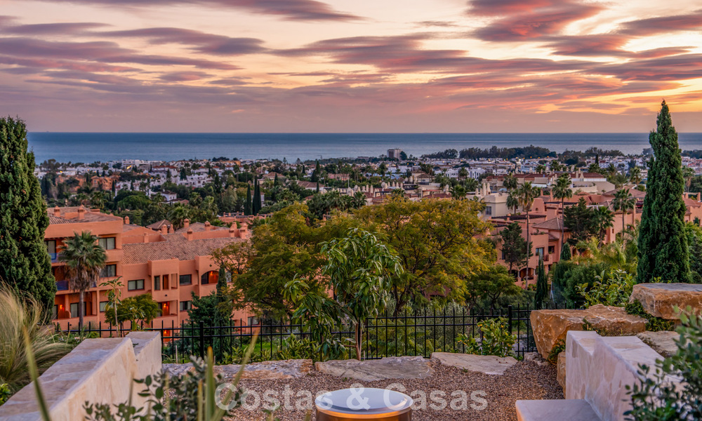 Move-in ready, contemporary Mediterranean villa with uninterrupted panoramic sea views for sale in Benahavís - Marbella 793402