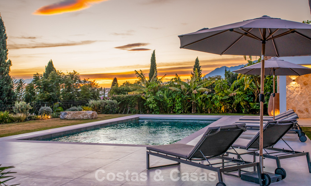 Move-in ready, contemporary Mediterranean villa with uninterrupted panoramic sea views for sale in Benahavís - Marbella 793403