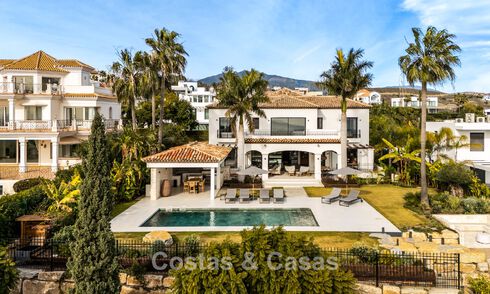 Move-in ready, contemporary Mediterranean villa with uninterrupted panoramic sea views for sale in Benahavís - Marbella 793405