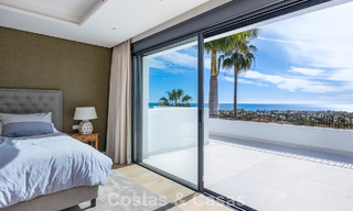 Move-in ready, contemporary Mediterranean villa with uninterrupted panoramic sea views for sale in Benahavís - Marbella 793416 