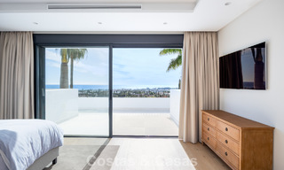 Move-in ready, contemporary Mediterranean villa with uninterrupted panoramic sea views for sale in Benahavís - Marbella 793419 