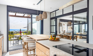 Move-in ready, contemporary Mediterranean villa with uninterrupted panoramic sea views for sale in Benahavís - Marbella 793435 
