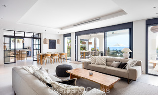 Move-in ready, contemporary Mediterranean villa with uninterrupted panoramic sea views for sale in Benahavís - Marbella 793437 