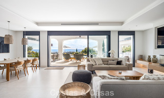 Move-in ready, contemporary Mediterranean villa with uninterrupted panoramic sea views for sale in Benahavís - Marbella 793438 