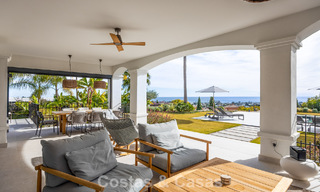 Move-in ready, contemporary Mediterranean villa with uninterrupted panoramic sea views for sale in Benahavís - Marbella 793443 