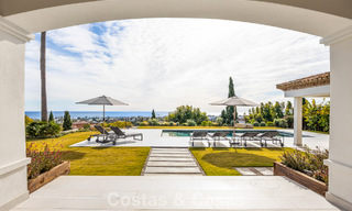 Move-in ready, contemporary Mediterranean villa with uninterrupted panoramic sea views for sale in Benahavís - Marbella 793444 