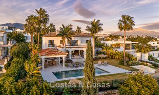 Move-in ready, contemporary Mediterranean villa with uninterrupted panoramic sea views for sale in Benahavís - Marbella 793450 