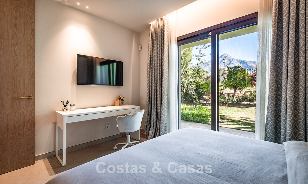 Exclusive, large garden apartment with private pool for sale in Aloha, Nueva Andalucía, Marbella 793460