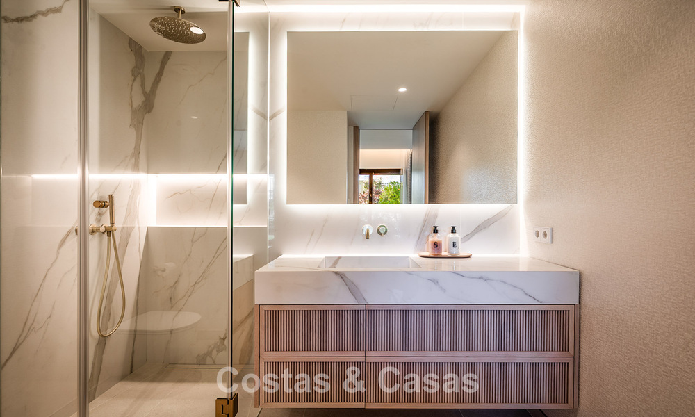 Exclusive, large garden apartment with private pool for sale in Aloha, Nueva Andalucía, Marbella 793461