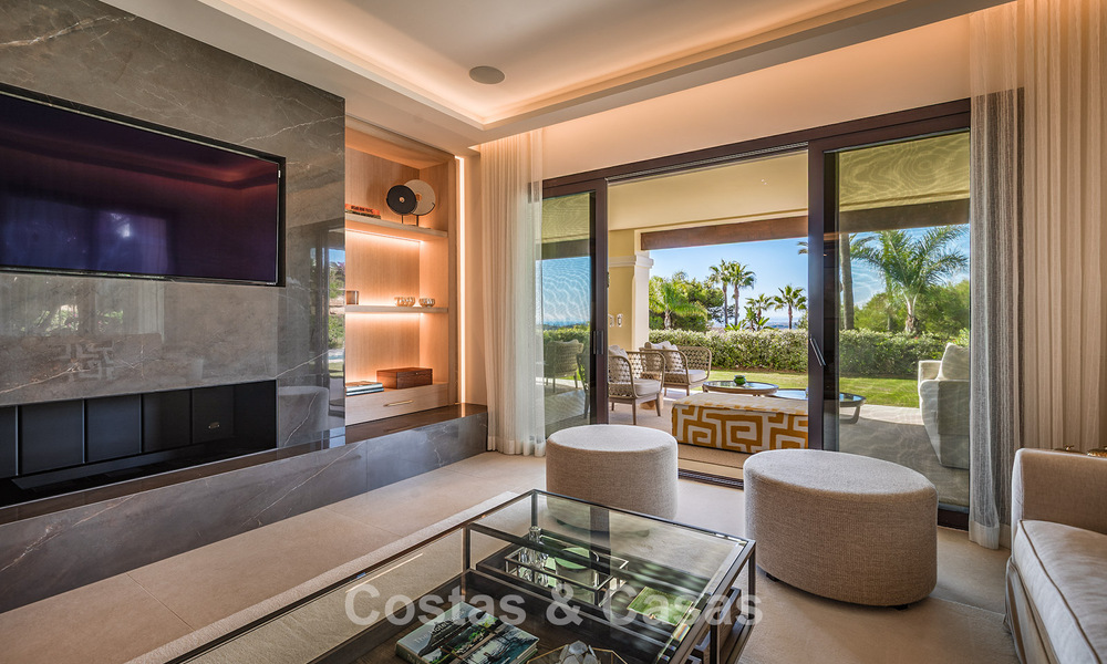 Exclusive, large garden apartment with private pool for sale in Aloha, Nueva Andalucía, Marbella 793474