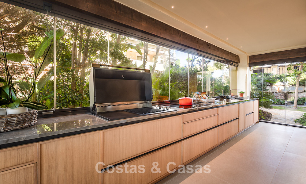 Exclusive, large garden apartment with private pool for sale in Aloha, Nueva Andalucía, Marbella 793476