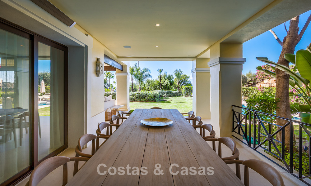 Exclusive, large garden apartment with private pool for sale in Aloha, Nueva Andalucía, Marbella 793481