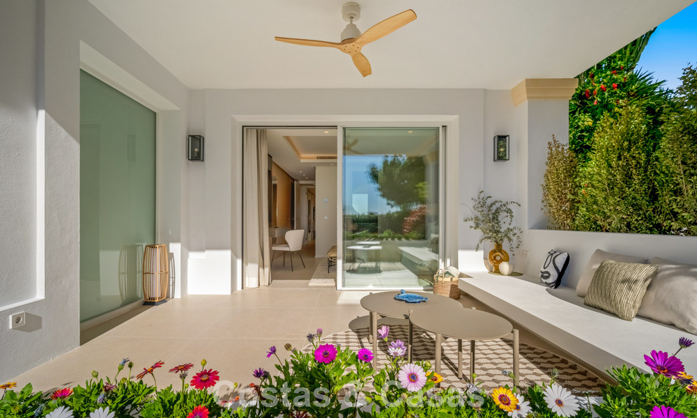 Move-in ready, contemporary 4-bedroom garden apartment for sale on Marbella’s Golden Mile 793576